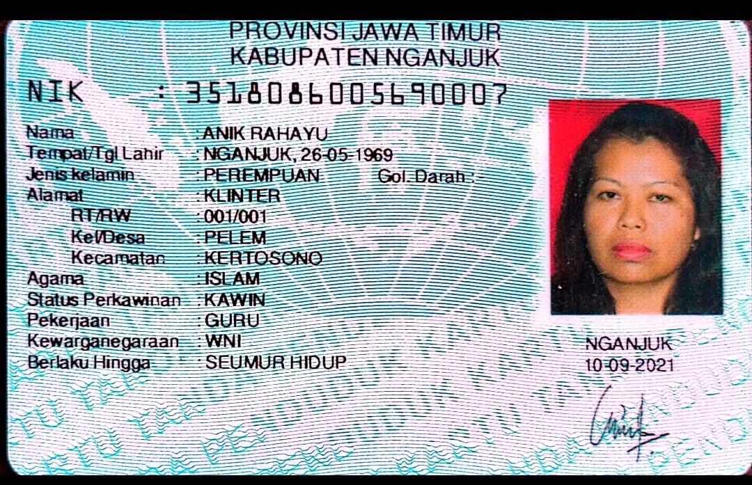 KTP ANIK RAHAYU