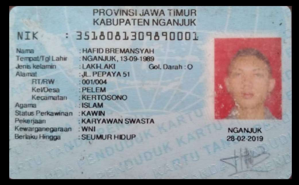 KTP HAFID BREMANSYAH